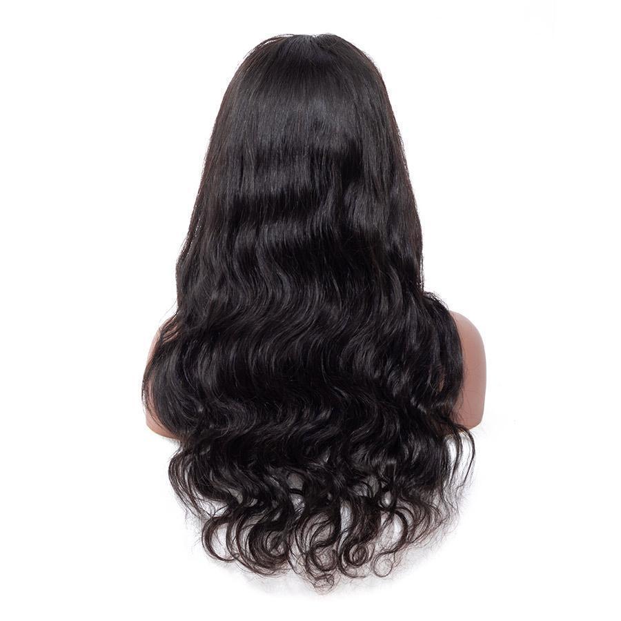 VSHOW HD Lace Front Wigs Body Wave Human Hair Natural Black Pre Plucked Natural Hairline - Image 3