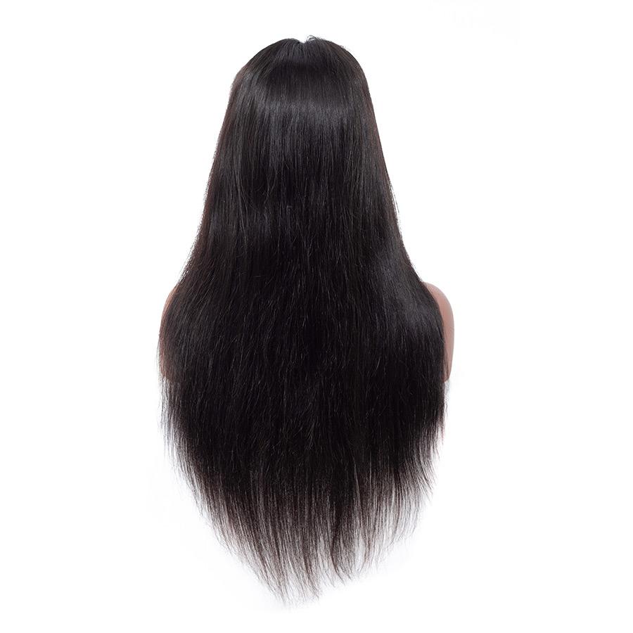 VSHOW Straight Human Hair Full Lace Wigs Natural Black - Image 4