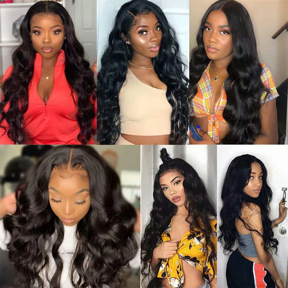 VSHOW HD Lace Bleached Knots Wigs Body Wave Hair 4x4/5x5 Lace Closure Wigs 150% Density - Image 7