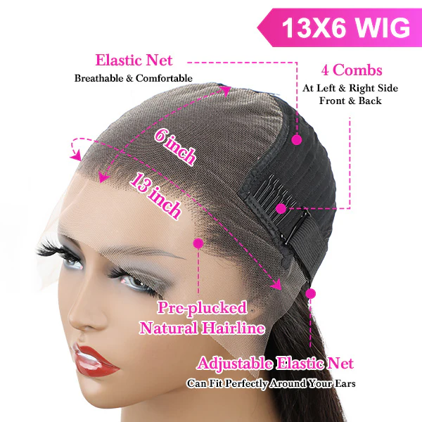 VSHOW HD Lace Front Wigs Loose Deep Wave Frontal Wig Bleached Hair Knots - Image 5