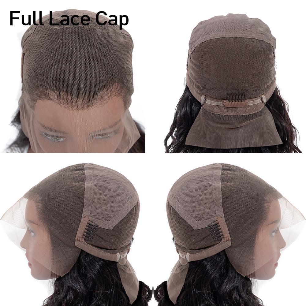 VSHOW Body Wave Human Hair Full Lace Wigs Body Wave Lace Front Human Hair Wigs For Women - Image 7