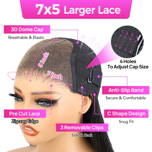 VSHOW Glueless HD Lace Wigs Wear Go Wig Kinky Curly Human Hair 180% Density 10x6 Lace Front Wigs With Bleached Knots - Image 7