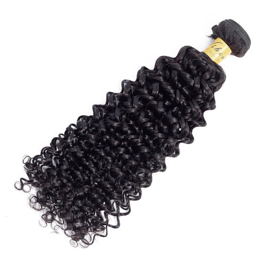 VSHOW HAIR Premium 9A Malaysian Human Virgin Hair Water Wave Natural Black 3 Bundles Deal - Image 3