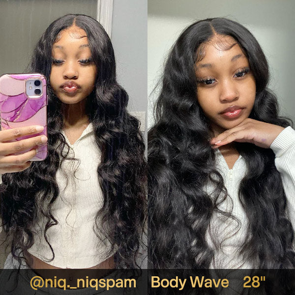 VSHOW Bleached Knots Body Wave Hair 10x6 Lace Wigs Wear Go Glueless Wigs 250% Density - Image 4