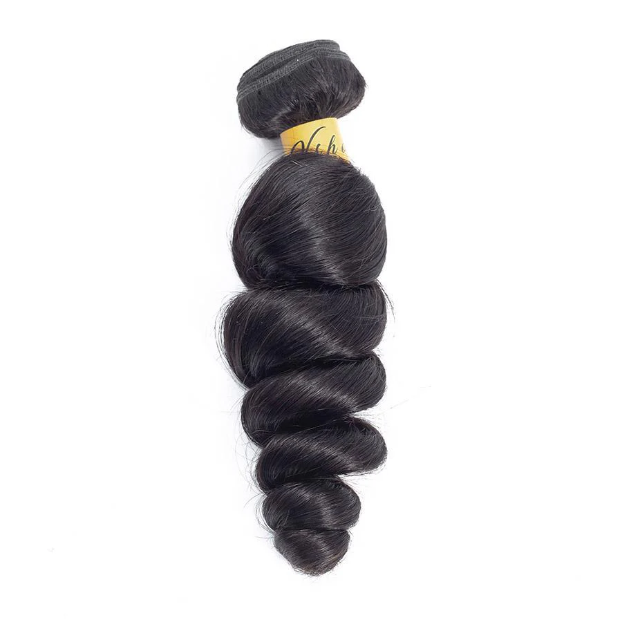 VSHOW HAIR Premium 9A Indian Virgin Human Hair Loose Wave 3 or 4 Bundles with Closure Popular Sizes - Image 7