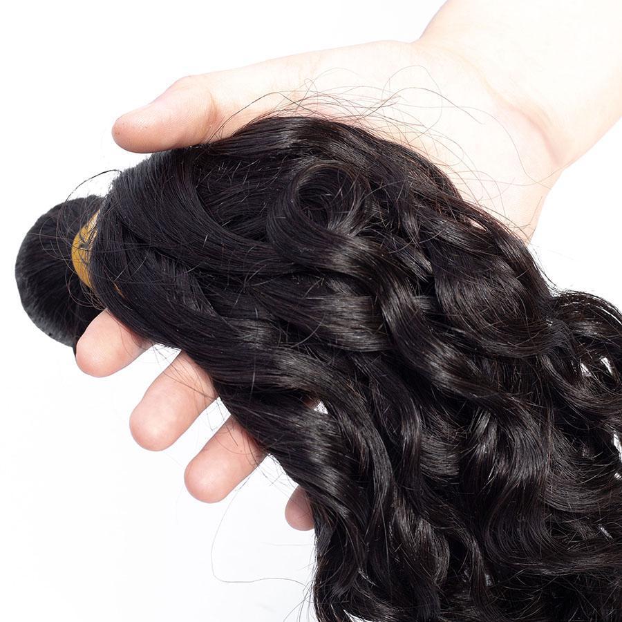 VSHOW HAIR Premium 9A Indian Virgin Human Hair Natural Wave 3 or 4 Bundles with Closure Popular Sizes - Image 9