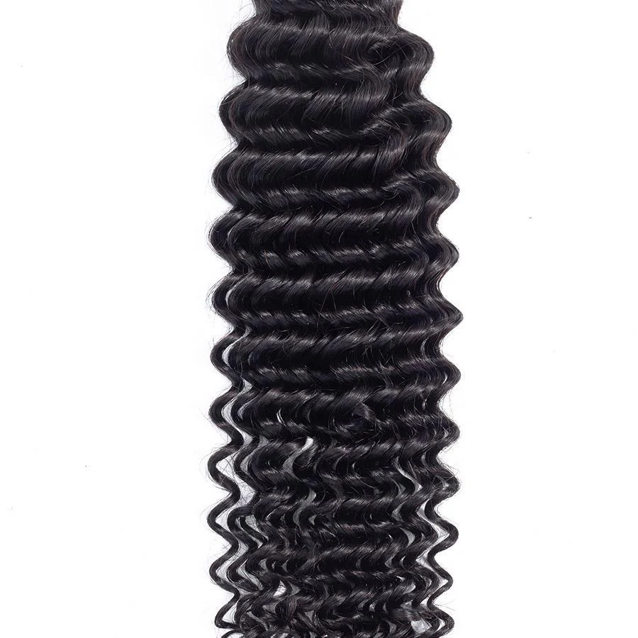 VSHOW HAIR Premium 9A Malaysian Virgin Human Hair Deep Wave 3 or 4 Bundles with Closure Popular Sizes - Image 9