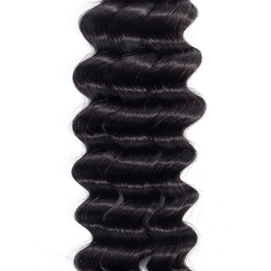 VSHOW HAIR Premium 9A Malaysian Virgin Human Hair Loose Deep Wave 3 or 4 Bundles with Closure Popular Sizes - Image 7
