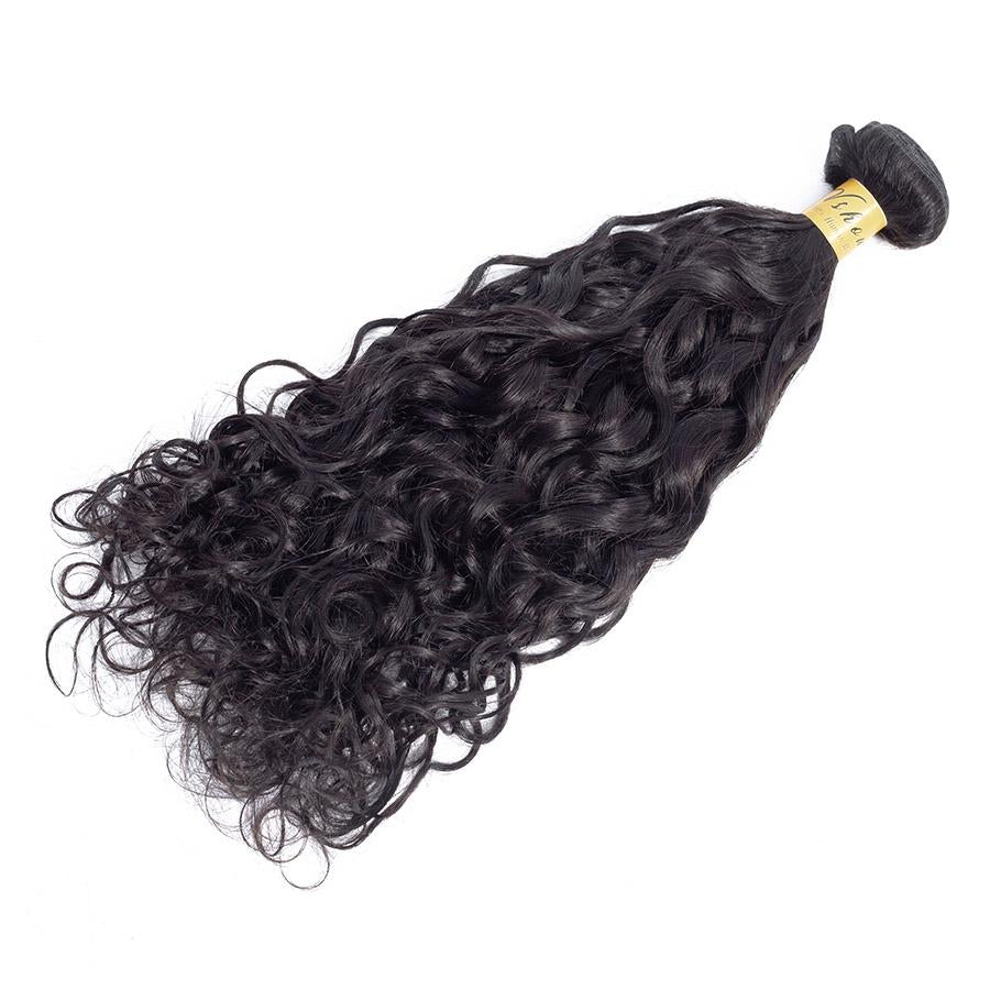 VSHOW HAIR Premium 9A Mongolian Human Virgin Hair Natural Wave Natural Black 3 Bundles Deal - Image 5