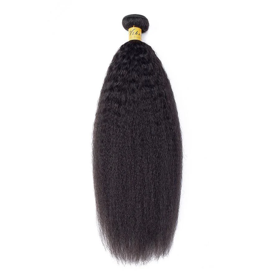 VSHOW HAIR Premium 9A Peruvian Virgin Human Hair YaKi 3 or 4 Bundles with Closure Popular Sizes - Image 6