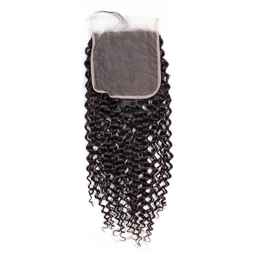 VSHOW HAIR Premium 9A Malaysian Virgin Human Hair Kinky Curly 3 or 4 Bundles with Closure Popular Sizes - Image 4