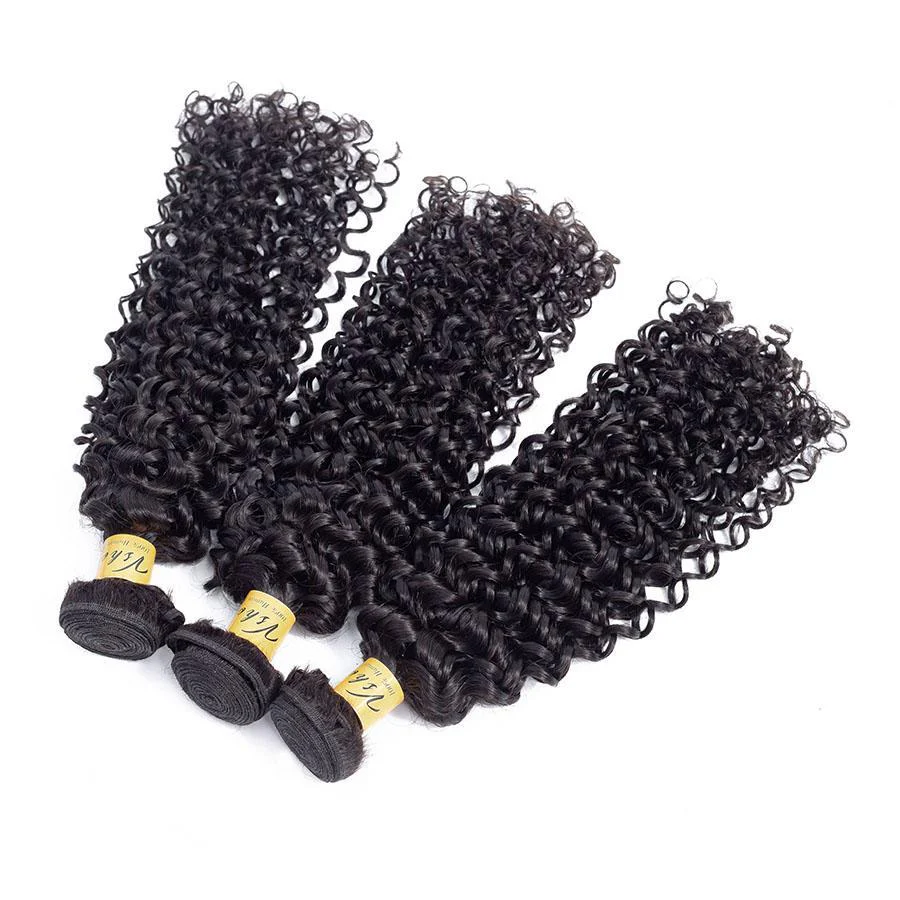 VSHOW HAIR Premium 9A Mongolian Virgin Human Hair Water Wave 3 or 4 Bundles with Closure Popular Sizes - Image 10