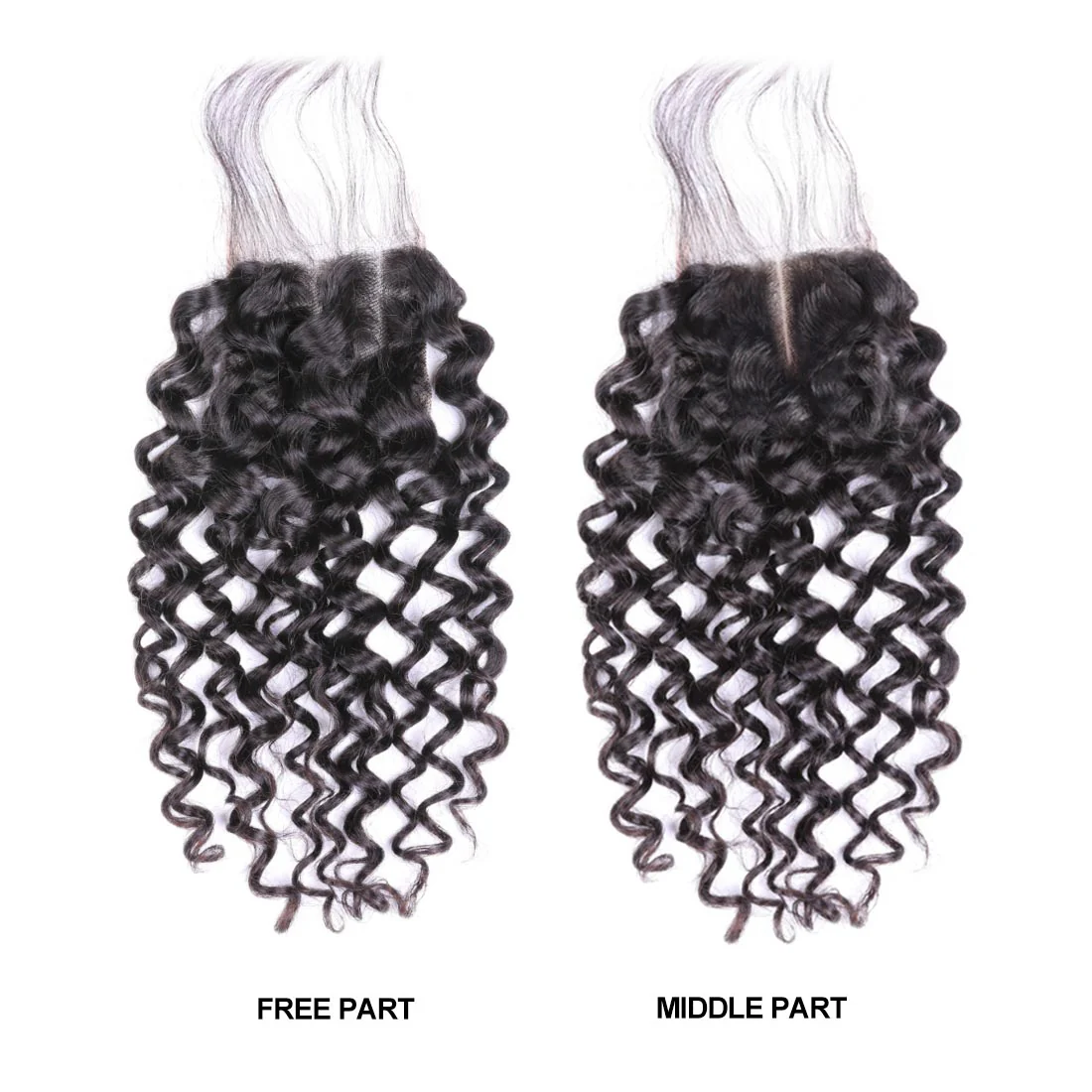 VSHOW HAIR Premium 9A Malaysian Human Virgin Hair Water Wave 4 Bundles with Pre Plucked Closure Deal Natural Black - Image 5