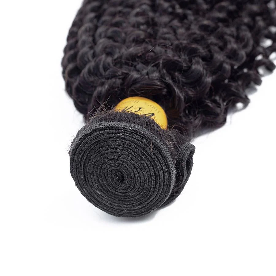 VSHOW HAIR Premium 9A Indian Human Virgin Hair Kinky Curly Natural Black 3 Bundles Deal - Image 7